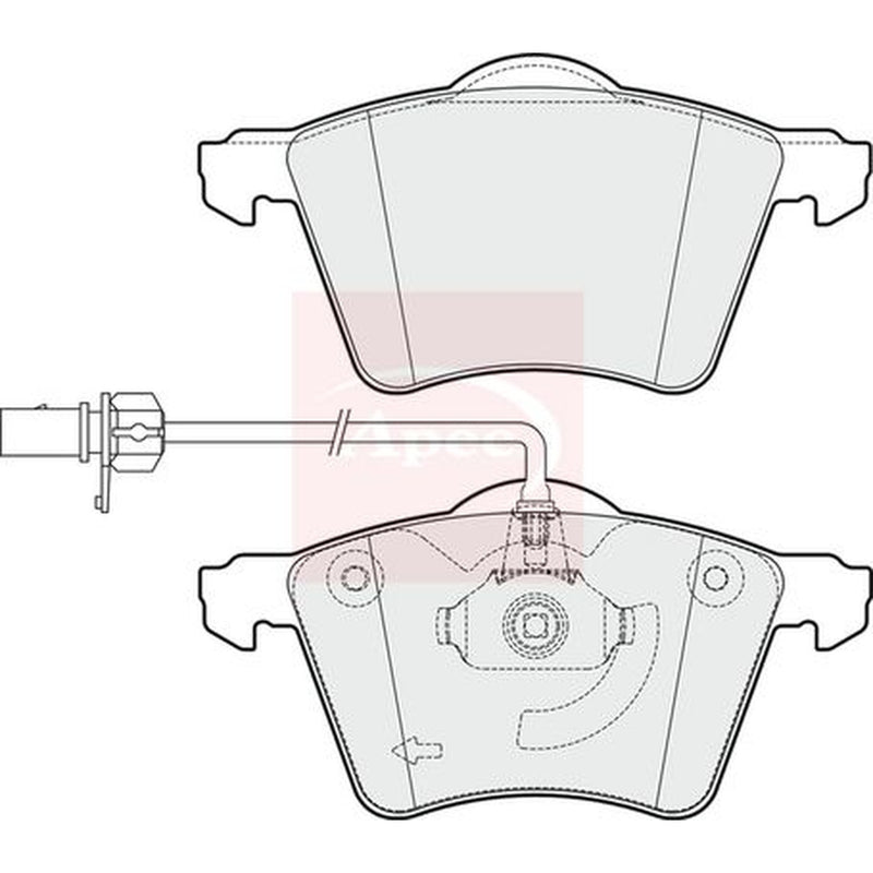 Apec Front Brake Pad Set PAD2009