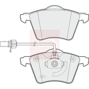 Apec Front Brake Pad Set PAD2009