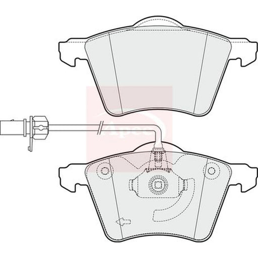 Apec Front Brake Pad Set PAD2009