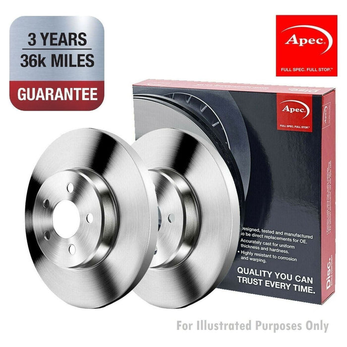 Apec Brake Disc Front Fits Citroen C25 Fiat Ducato Peugeot J5/Express Talbot Exp Apec  - Town Parts