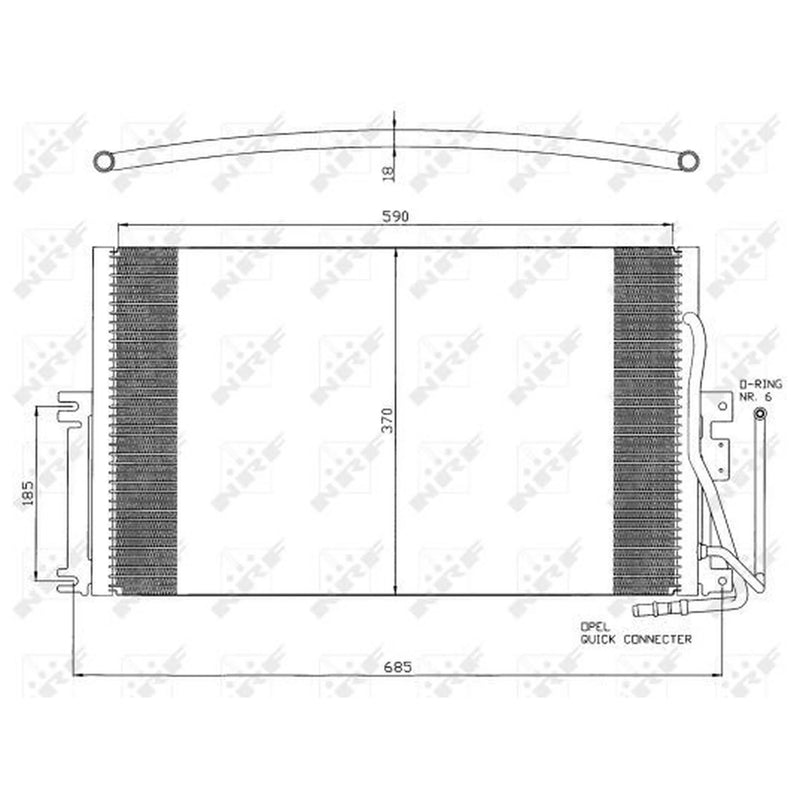 NRF Air Conditioning Condenser 35342