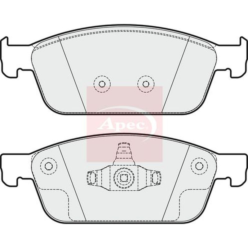 Apec Front Brake Pad Set PAD1949