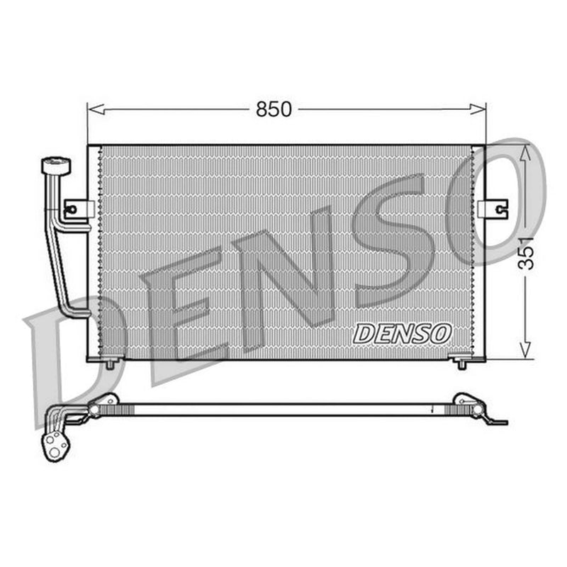 Denso Air Conditioning Condenser DCN33007