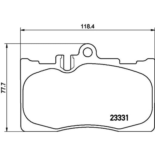 DON Front Brake Pad Set PCP2186