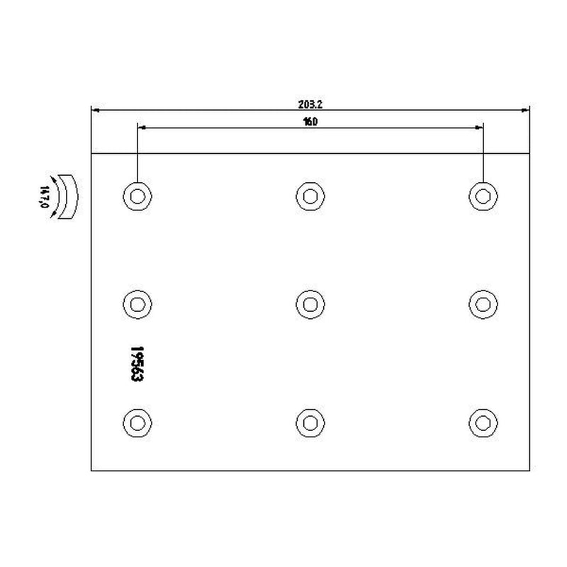 DON Don Cv Brake Lining Set VL76771S7115