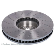 Blue Print 2 x Slotted/Perforated Front Brake Discs ADBP430141