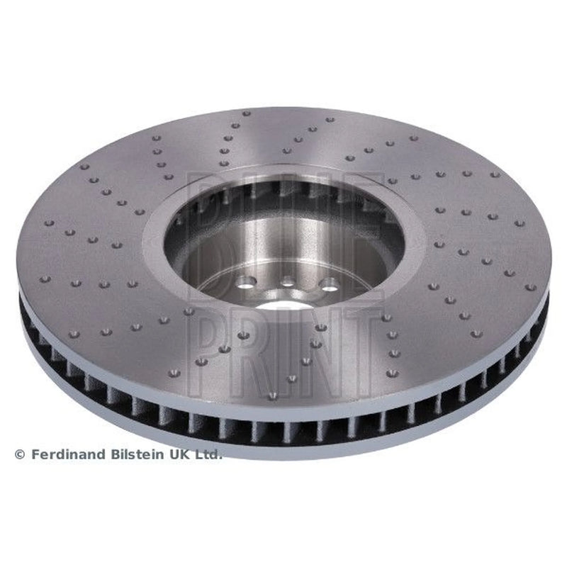 Blue Print 2 x Slotted/Perforated Front Brake Discs ADBP430141