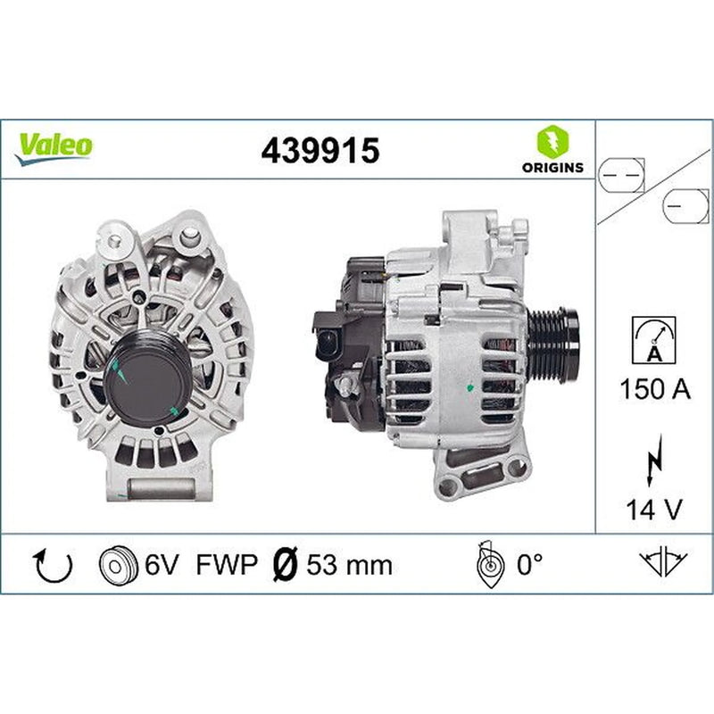 Valeo Car Alternator 12V 439915
