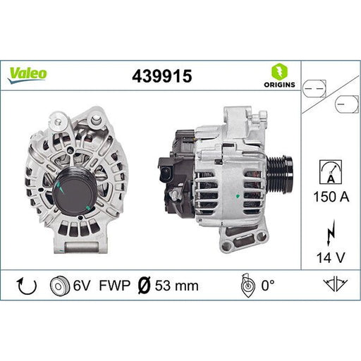 Valeo Car Alternator 12V 439915