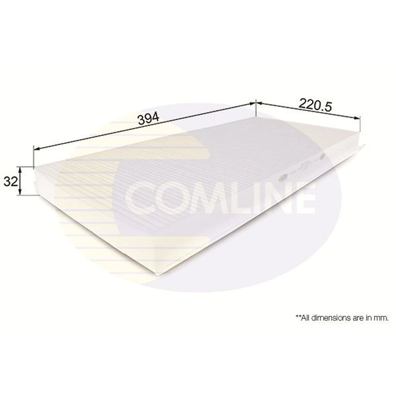 Comline Cabin Air Filter (Pollen Filter) EKF250