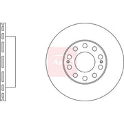 Apec 2 x Vented Front Brake Discs DSK3055