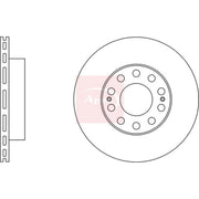 Apec 2 x Vented Front Brake Discs DSK3055
