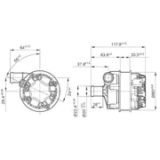 Bosch Auxiliary Coolant Water Pump 0 392 024 058