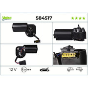 Valeo Front/Rear Wiper Motor Front 584517