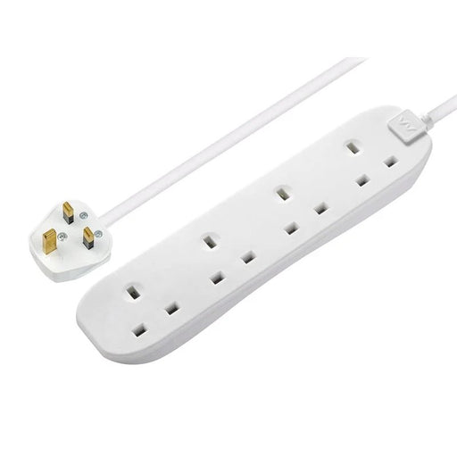 Masterplug Trailing Extension Lead 4 Gang 13A 2m BFG2N-MP - BFG210N-MP