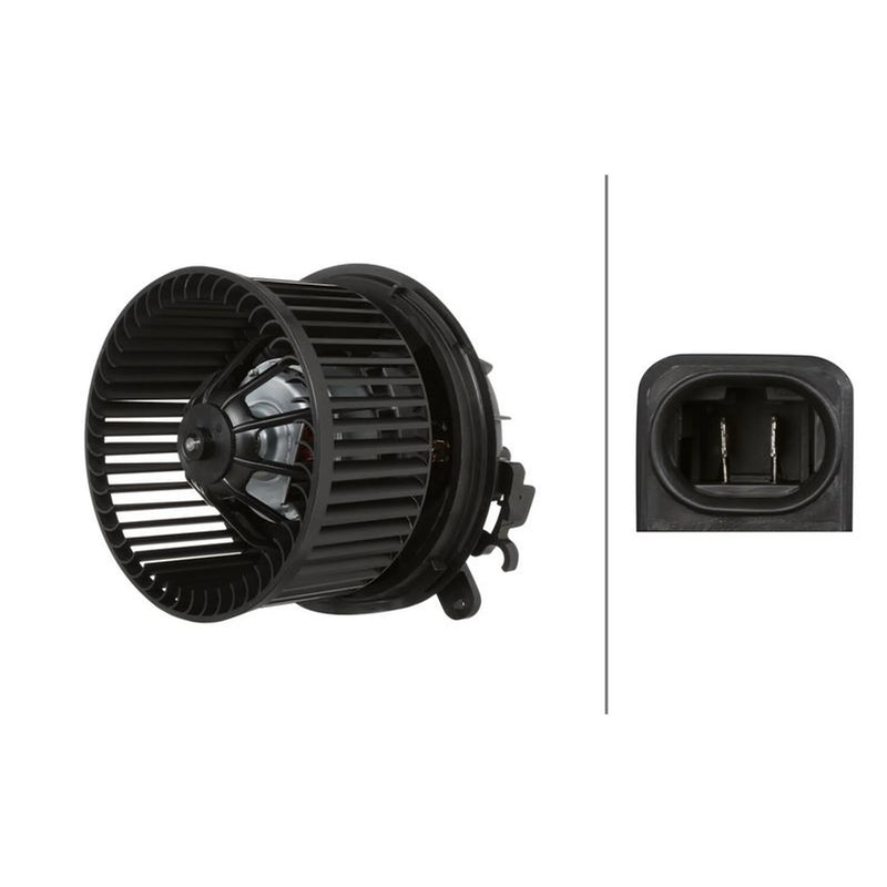 Hella Heater Blower Fan Front 8EW 366 400-741