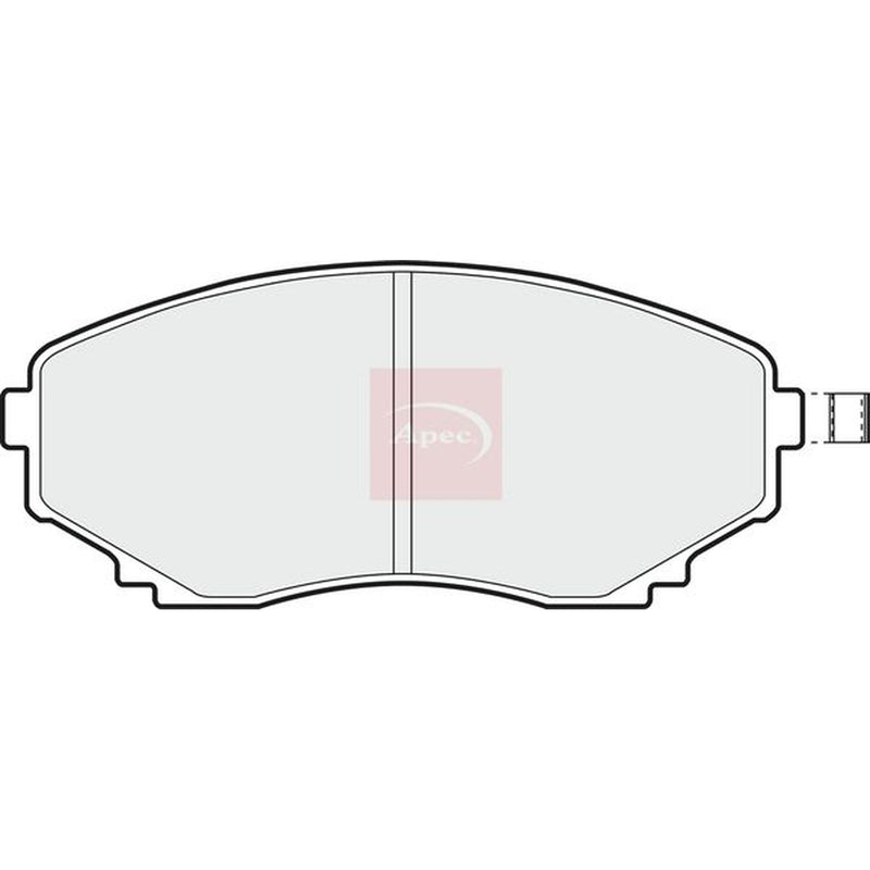Apec Front Brake Pad Set PAD1026