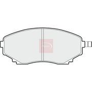 Apec Front Brake Pad Set PAD1026