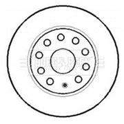 Borg & Beck 2 x Solid Rear Brake Discs BBD4384