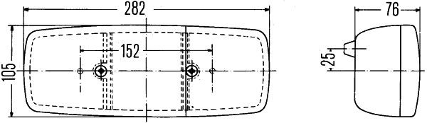Hella 2SD 001 699-511 Tail Light Assembly