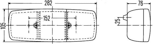 Hella 2SD 001 699-511 Tail Light Assembly