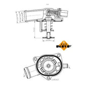 NRF Thermostat,Coolant 725130