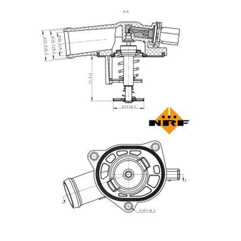 NRF Thermostat,Coolant 725130