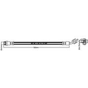 Abtex Brake Hydraulic Hose Line Rear Left ABH1242L