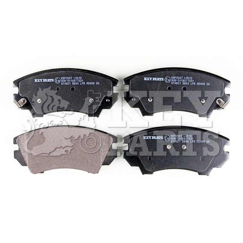 Key Parts 4 x Front Brake Pad Set KBP2047