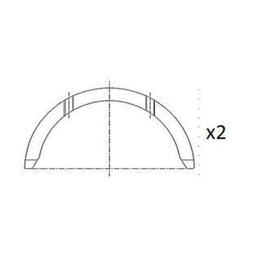 FAI Thrust Washer Set 71.8mm BT3006-STD