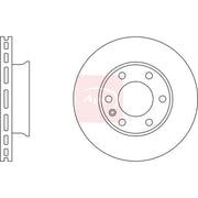 Apec 2 x Vented Front Brake Discs DSK2448