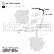 First Line Intercooler Turbo Charge Air Hose FTH1368