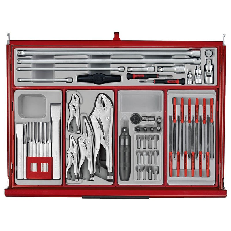 Teng Tools Mobile Tool Kit 1034 Pieces Red TKS26R1034T