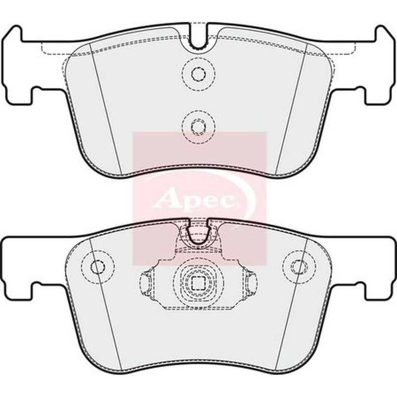Apec Front Brake Pad Set PAD1875