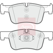 Apec Front Brake Pad Set PAD1875