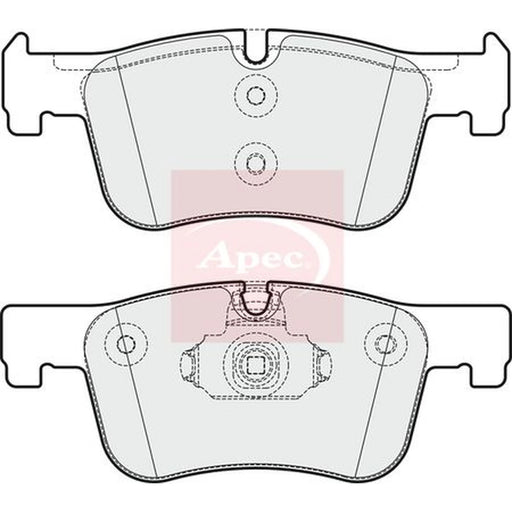Apec Front Brake Pad Set PAD1875
