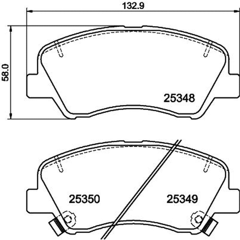 Mintex Front Brake Pad Set MDB3276