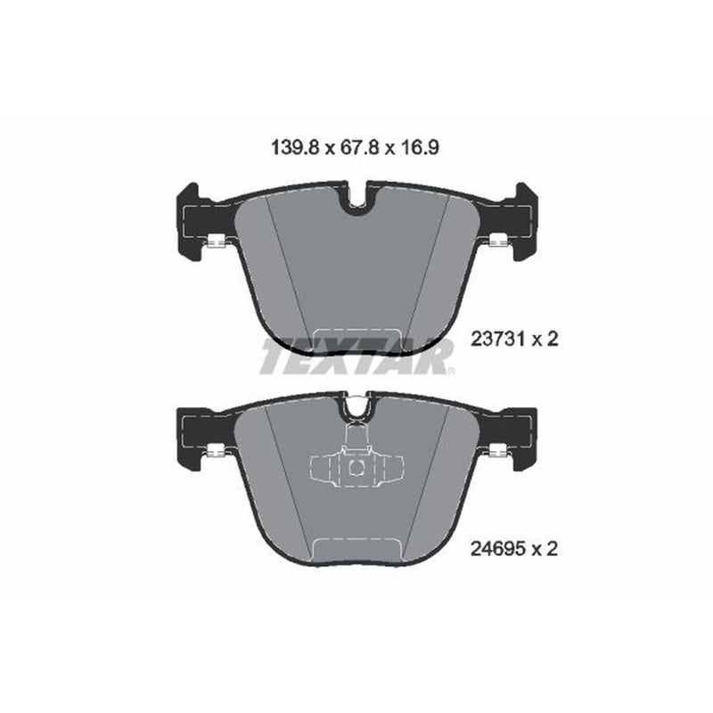 Textar Rear Brake Pad Set 2373101