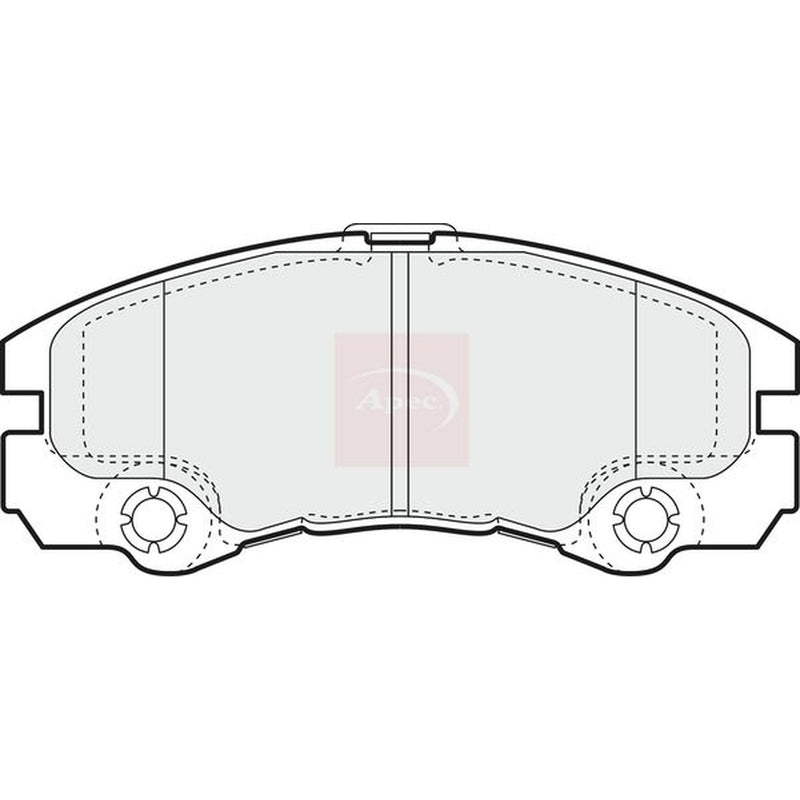 Apec Front Brake Pad Set PAD1135