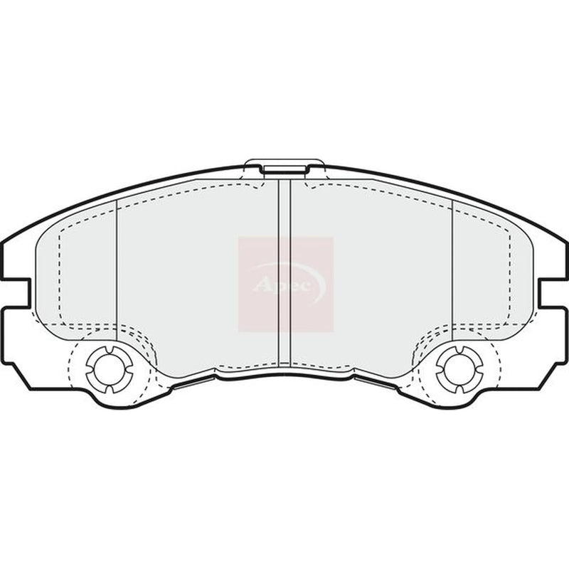 Apec Front Brake Pad Set PAD1135