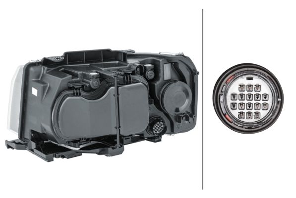 Hella Headlight Headlamp D3S/H7 Right