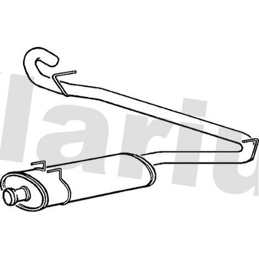 Klarius Box With Tail Pipe Rear RN742K
