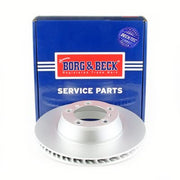 Borg & Beck 2 x Vented Rear Brake Discs BBD6274S