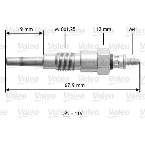 Valeo Diesel Engine Glow Plug 345203
