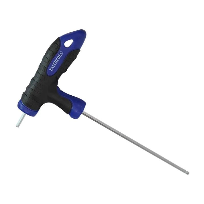 Faithfull Ball Ended T-Handle Hexagon Key 2-8mm