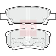 Apec Rear Brake Pad Set PAD1390
