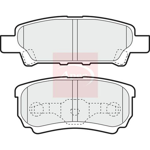 Apec Rear Brake Pad Set PAD1390