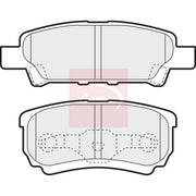 Apec Rear Brake Pad Set PAD1390