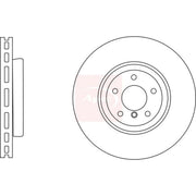 Apec 2 x Vented Rear Brake Discs DSK3162