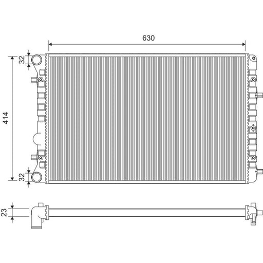 Valeo Engine Radiator 701447